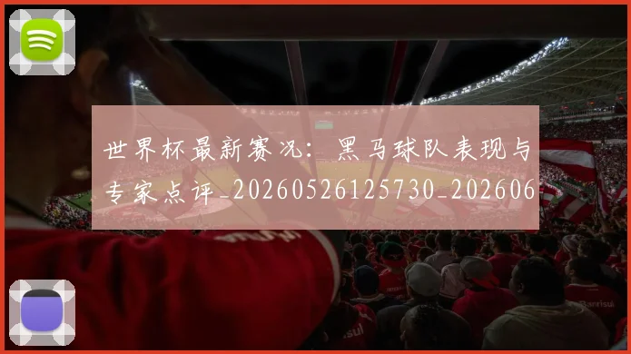 世界杯最新赛况：黑马球队表现与专家点评_20260526125730_20260607160637